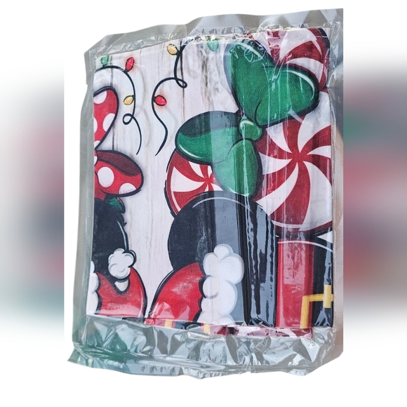 Mickey / Minnie Mouse 'Welcome'  Christmas Holiday Magnetic Mailbox Cover  NEW - Picture 8 of 8